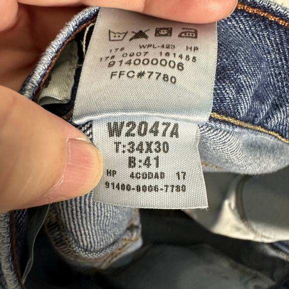 Levi Strauss Signature Regular Denim Jeans Medium Wash Men 34x30 100% Cotton‎ - Picture 6 of 13